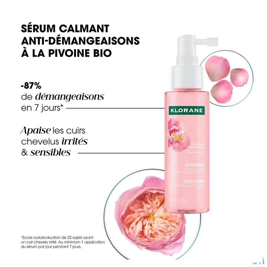 Klorane Capilaire Sos Serum Pioenroos Bio 100 ml