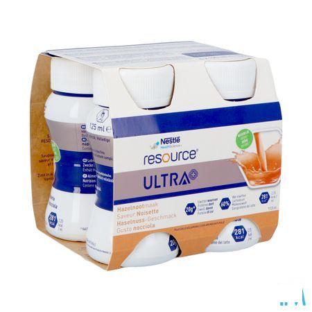 Resource Ultra+ Hazelnootsmaak 4X125 ml