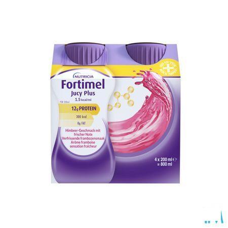 Fortimel Jucy Plus Framboos Verfr. 4 x 200 ml 185087