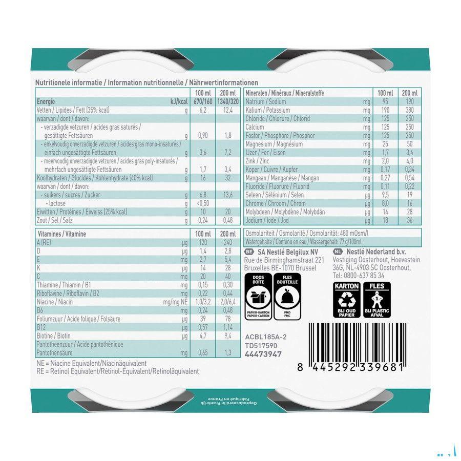 Resource Hp Hc Aardbei Fles 4x200 ml  -  Nestle