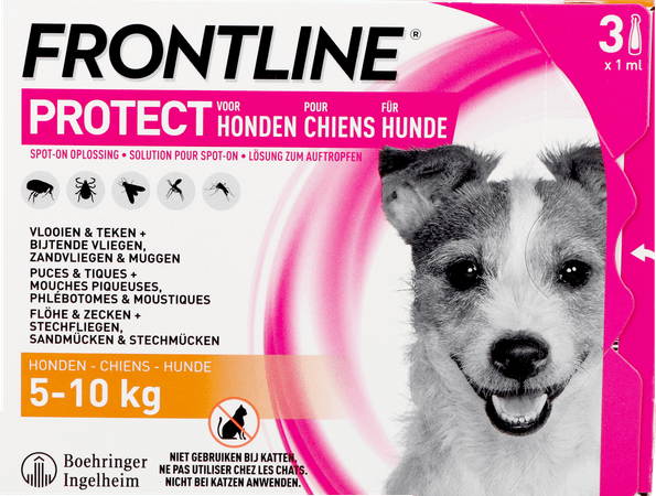 Frontline Protect Spot On Sol Chien 5-10Kg Pipet 3