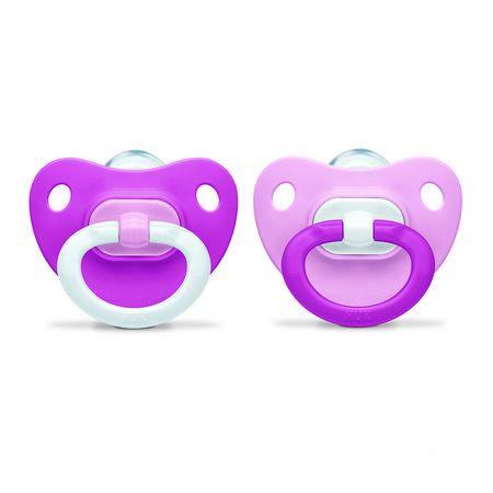 Nuk Sucettes 2 Classic Fashion Fille 6-18m 2  -  Eureka Pharma