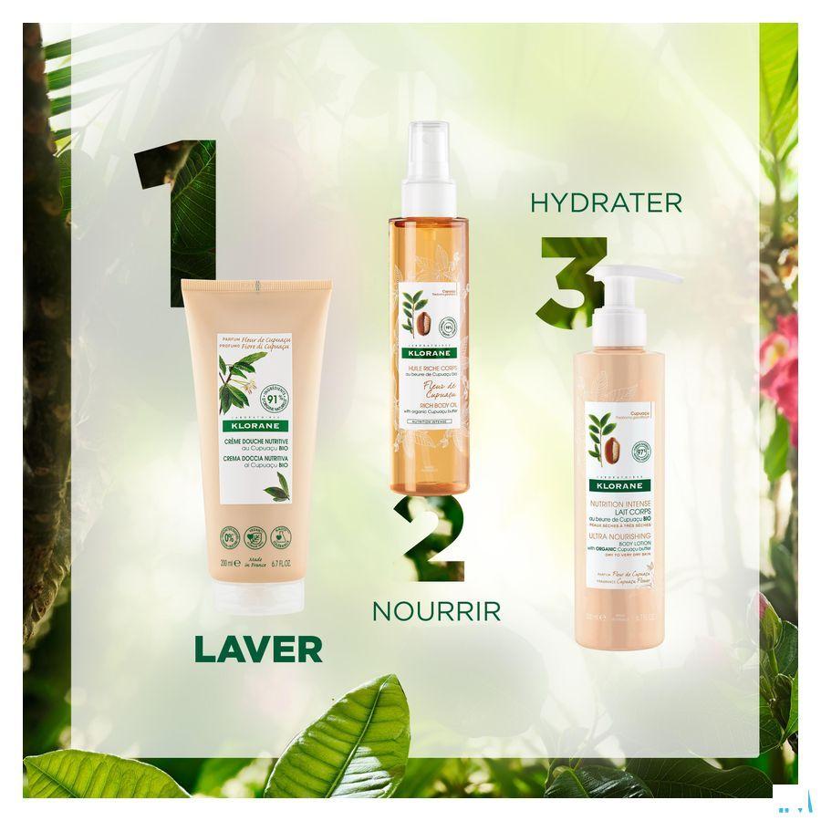 Klorane Lichaam DoucheCreme Cupuacubloem 200 ml