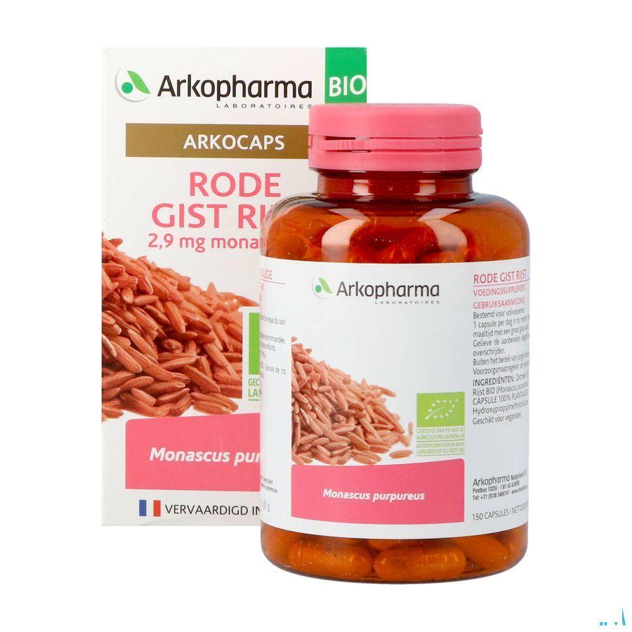 Arkocaps Rode Gist Rijst Bio Caps 150 Nf