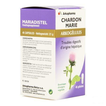 Arkocaps Mariadistel Plantaardig 45  -  Arkopharma