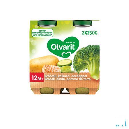 Olvarit Broccoli Kalkoen Aardappel 2x250 gr 12m00  -  Nutricia