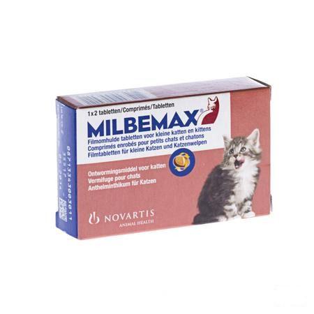 Milbemax Petit Chats - Kitten Comprimes Pellicules 1x2