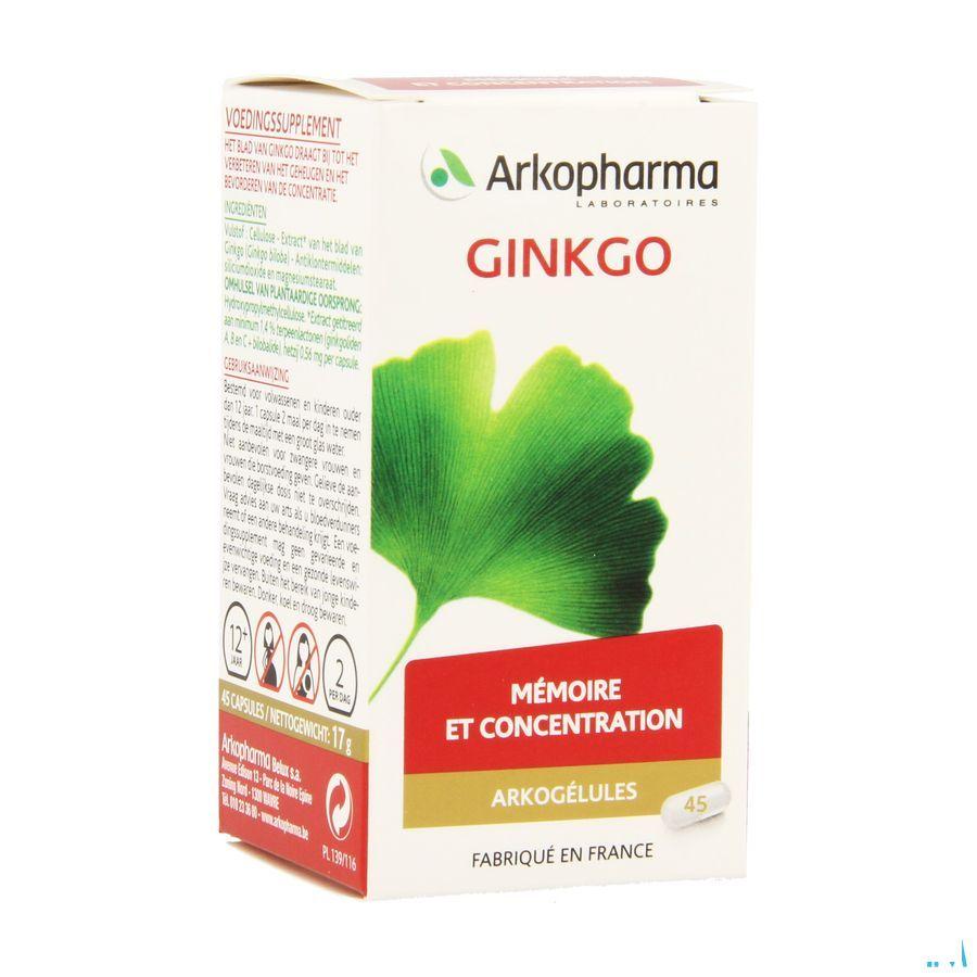 Arkocaps Ginkgo Biloba Plantaardig 45  -  Arkopharma