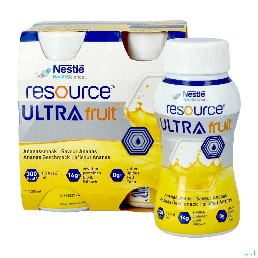Resource Ultra Fruit Saveur Ananas 4 x 200 ml
