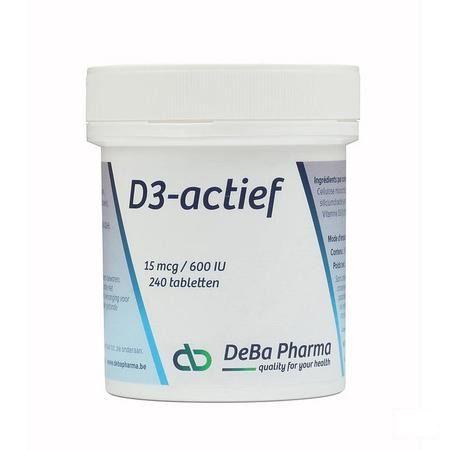 D3-actif Tabletten 240x15mcg  -  Deba Pharma