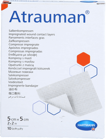Atrauman 5x5cm St. 10 P/s  -  Hartmann