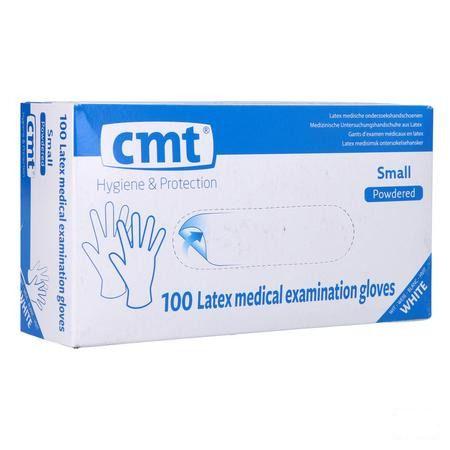 Cmt Handschoenen Latex Wit Lp M 100  -  Infinity Pharma