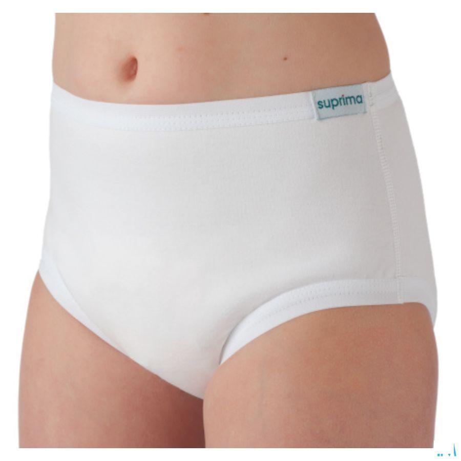Suprima 8118 Slip Coton/Pu Blanc T98