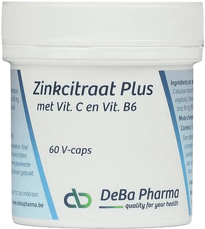 Zinkcitraat Plus Capsule 60  -  Deba Pharma