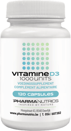 Vit D3 Caps 120 Pharmanutrics  -  Pharmanutrics