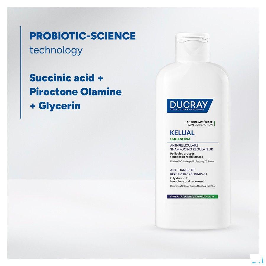 Ducray Kelual Squanorm Shampooing Pellicules Grasses 400 ml
