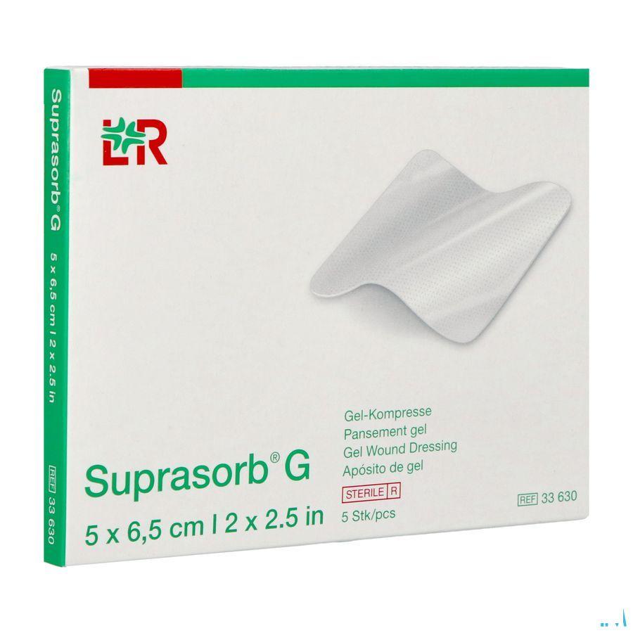 Suprasorb G Compresse 5x6,5cm 5 33630  -  Lohmann & Rauscher