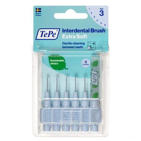 Tepe Interdental Brush 0,60mm Lichtblauw X-soft 6