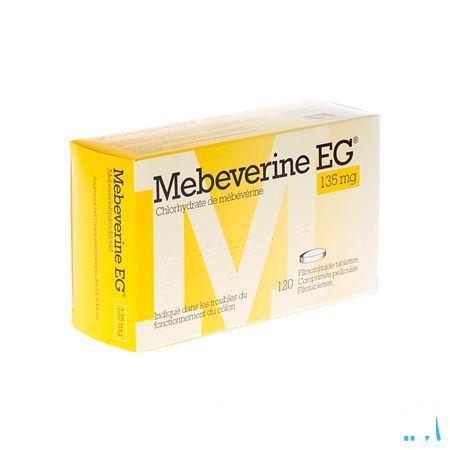 Mebeverine EG 135 mg Filmomhulde Tabletten 120 X 135 mg  -  EG