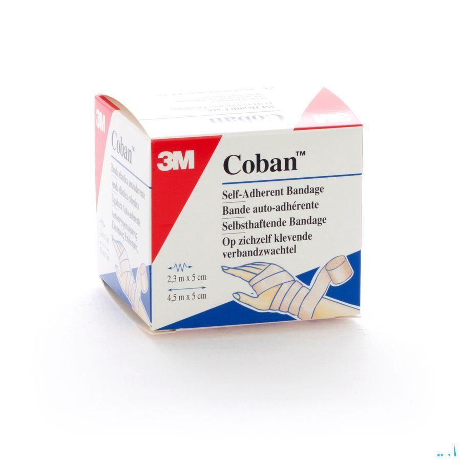 Coban Bandage Elast.tan 5,0cmx4,57m Roul. 1582p  -  3M