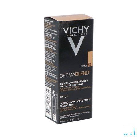 Vichy Fdt Dermablend Fluide 55 Bronze 30 ml  -  Vichy