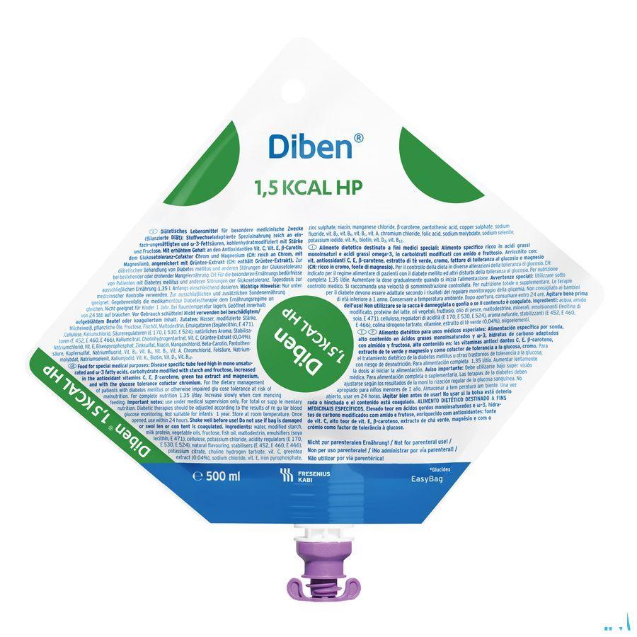 Diben 1,5 Kcal Hp 500 ml  -  Fresenius