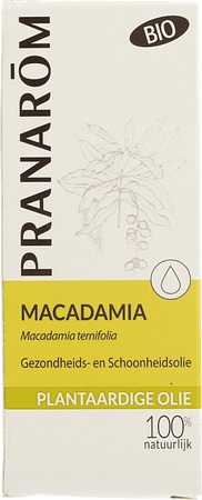 Macadamia Bio Plantaardige Olie 50 ml  -  Pranarom