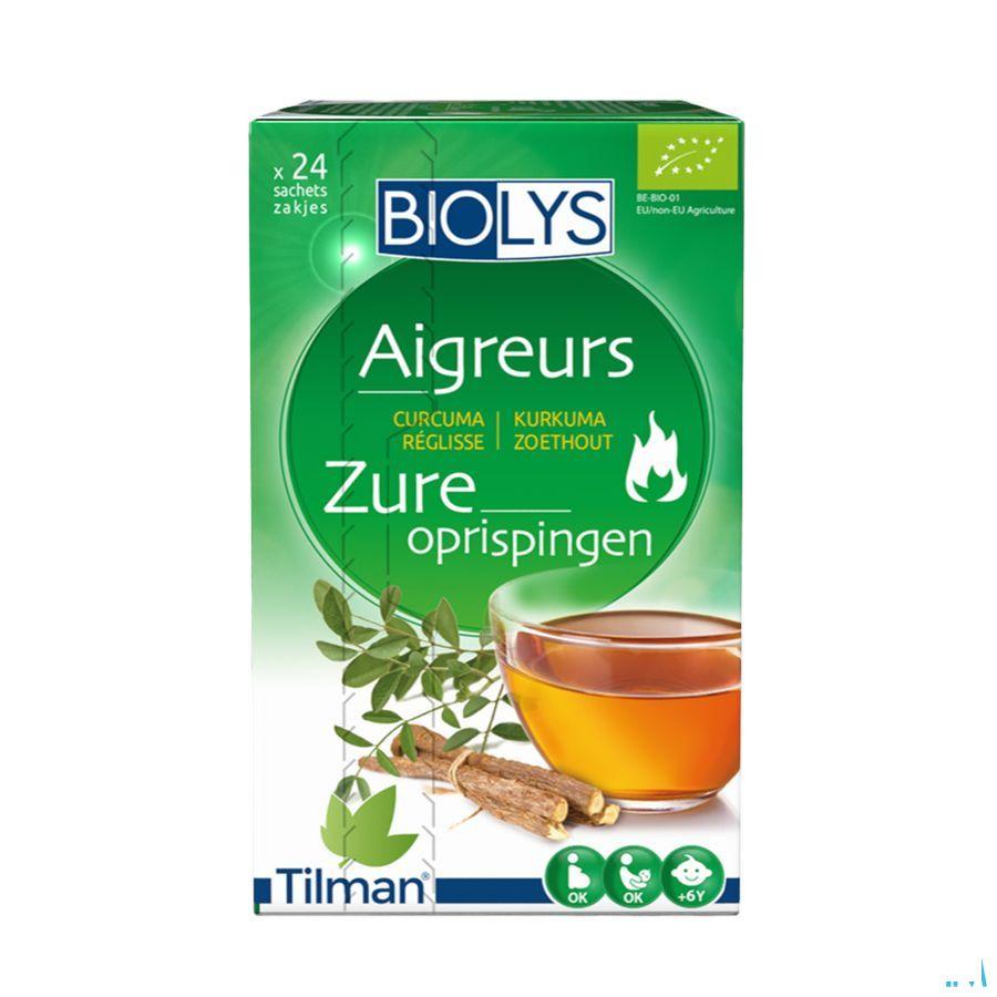 Biolys Curcuma-reglisse Sachets 24  -  Tilman
