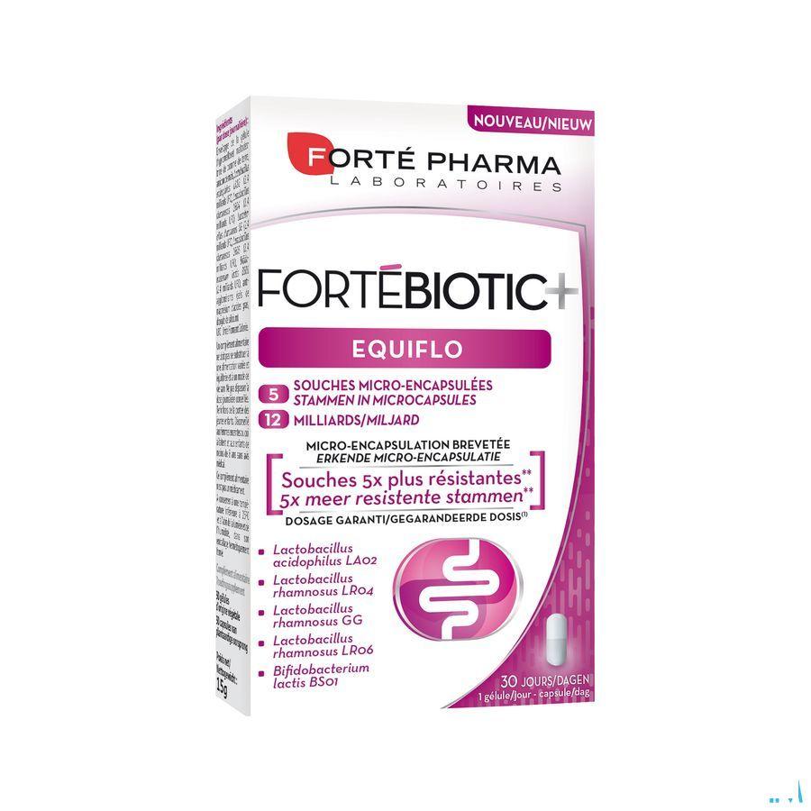 Fortebiotic+ Equiflo V-Caps 30  -  Forte Pharma