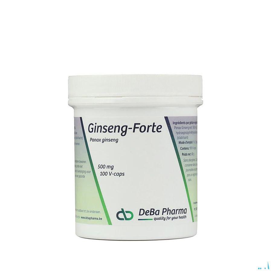 Ginseng Forte Comprimes 100x500 mg  -  Deba Pharma
