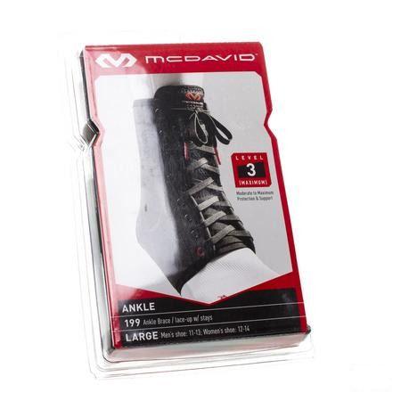 Mcdavid Lightweight Ankle Brace Black L 199