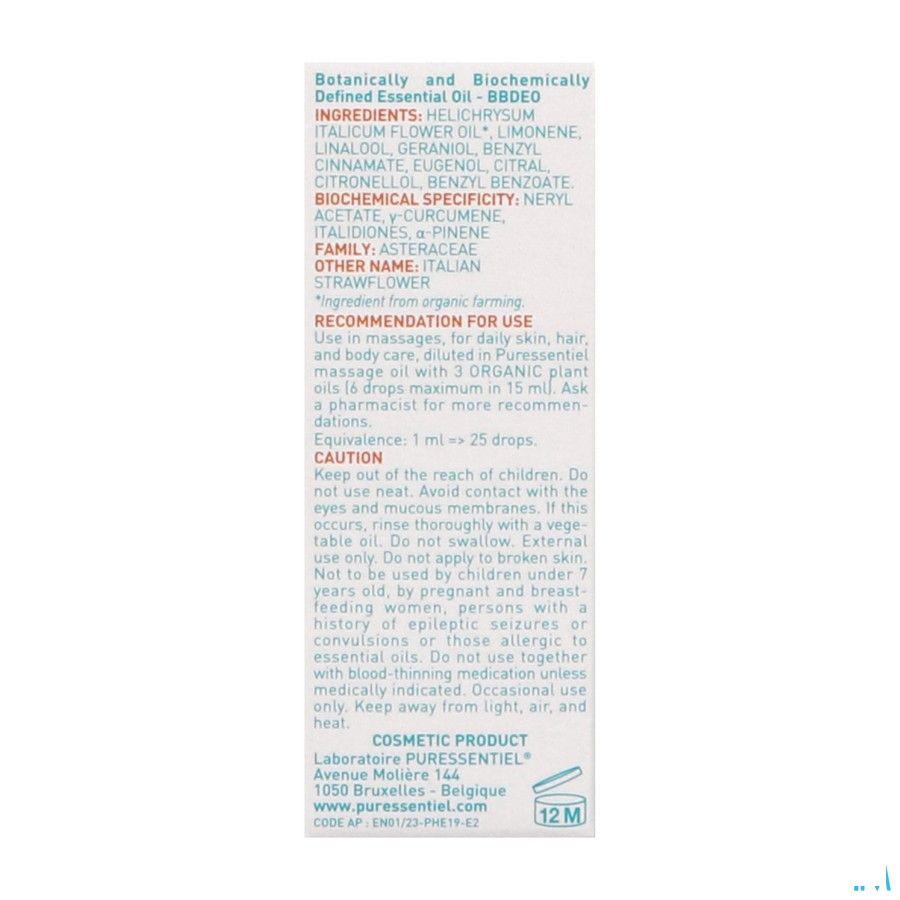 Puressentiel He Helichryse Bio Huile Essentielle 2x5 ml  -  Puressentiel