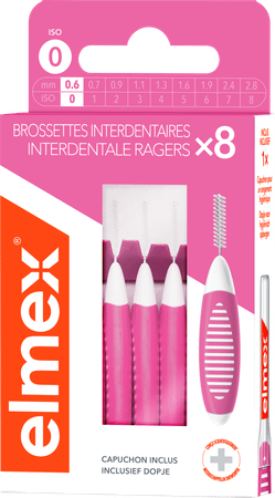 Elmex Set Brossettes Interdentaires Iso 0 0,6Mm 8