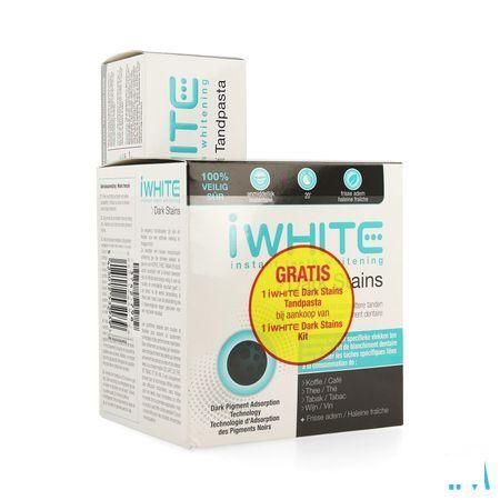 Iwhite Dark Stains Kit + Tandpasta 75 ml