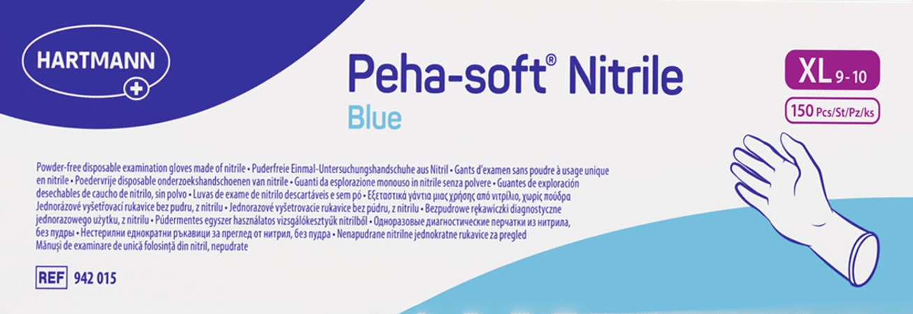 Peha Soft Handschoen Nitrile Blauw Xl 150 9420150