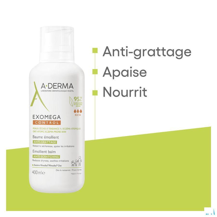 Aderma Exomega Control Baume Emollient 400 ml  -  Aderma