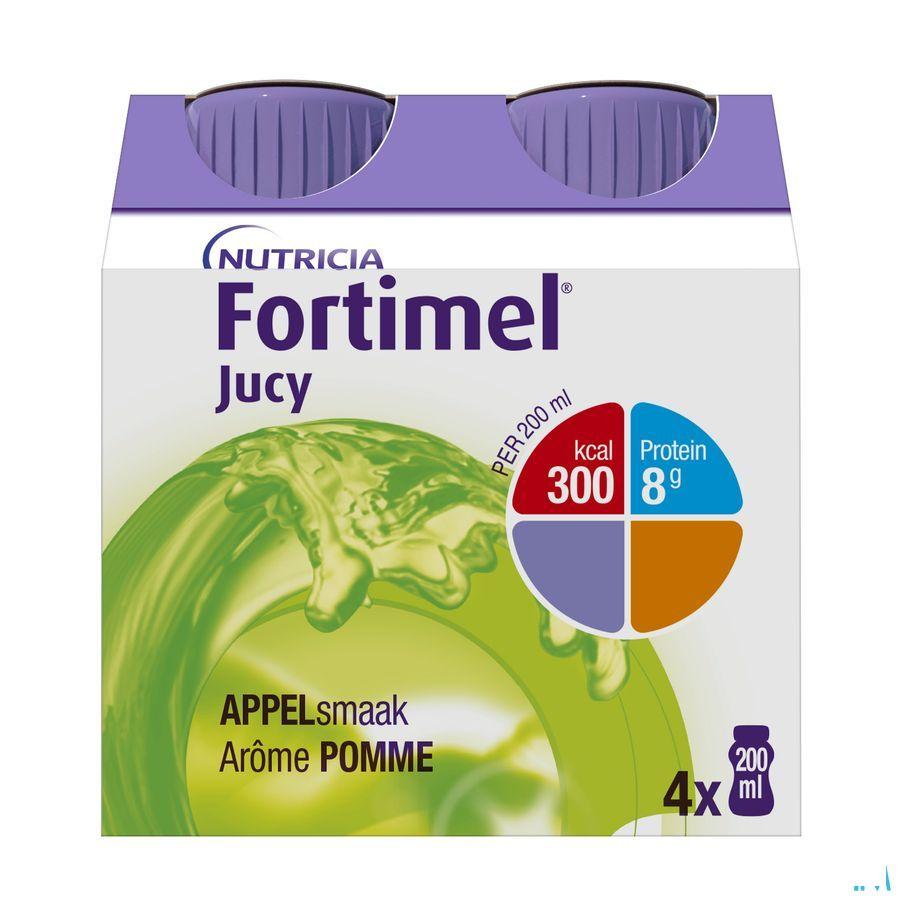 Fortimel Jucy Pomme Cluster 4x200 ml 65445  -  Nutricia