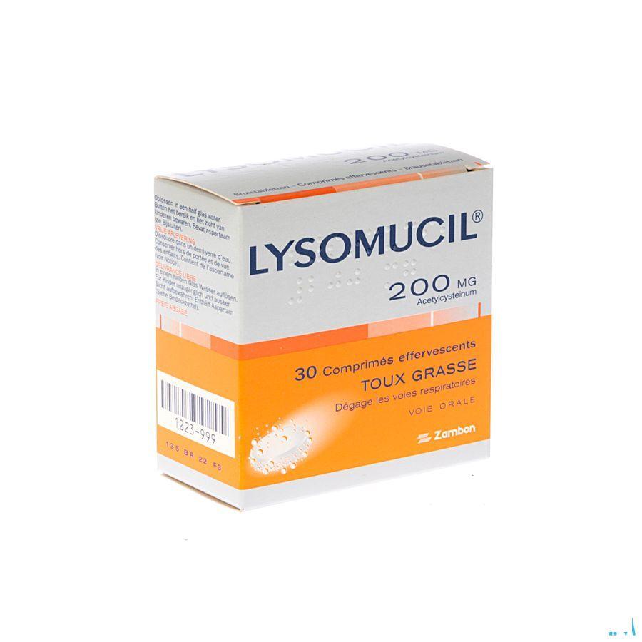 Lysomucil 200 Comp Eff 30 X 200 mg