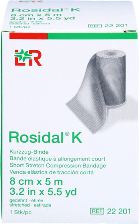 Rosidal K Bande Elast 8cmx5m 22201  -  Lohmann & Rauscher