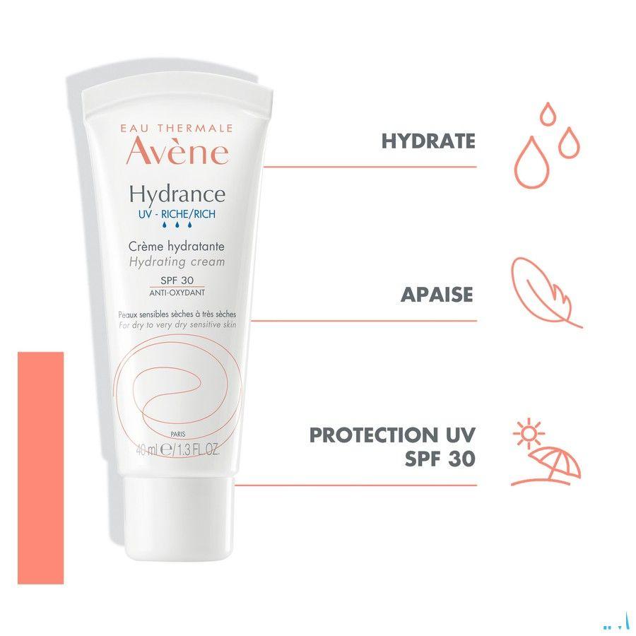 Avene Hydrance Uv Rijk Hydraterende Creme 40 ml  -  Avene