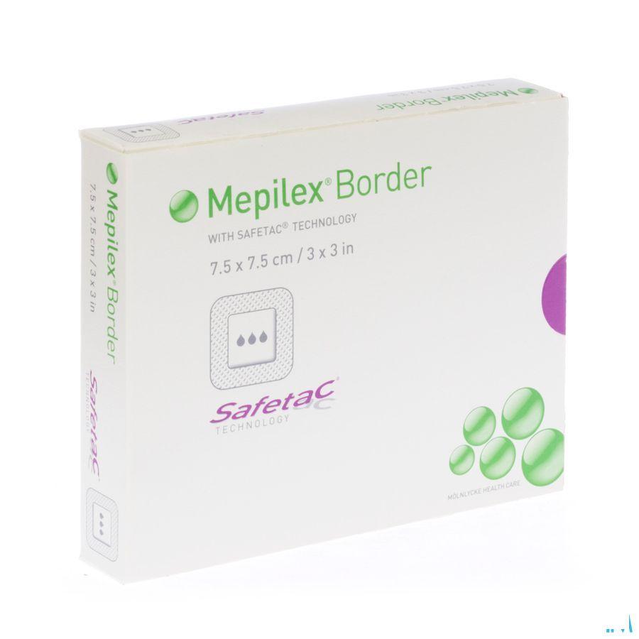 Mepilex Border Sil Adhesive Ster 7,5x 7,5 5 295200  -  Molnlycke Healthcare