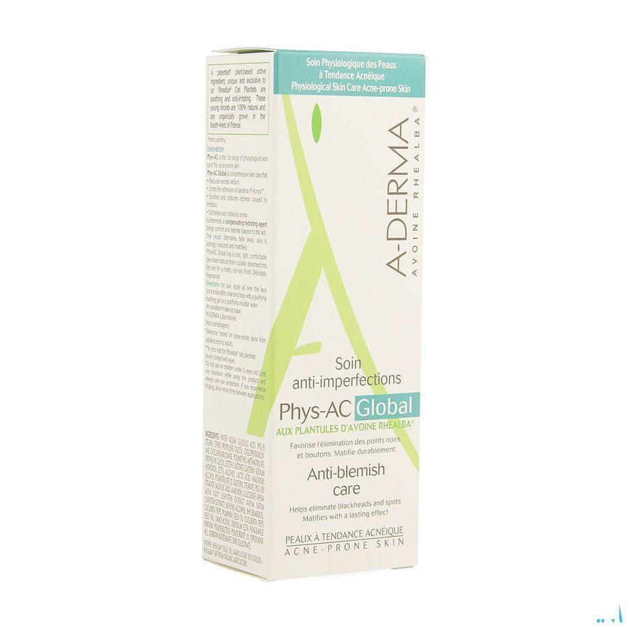 Aderma Phys-ac Global Creme Anti onzuiver. Tube 40 ml  -  Aderma