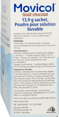 Movicol Gout Chocolat Sachets 20 X 13,7g 