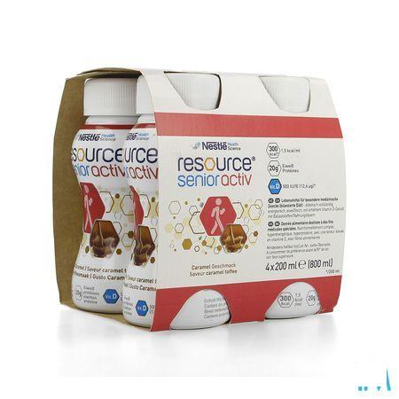 Resource Senior Active Caramel 4x200 ml  -  Nestle
