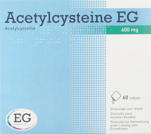 Acetylcysteine EG 600 mg Gran. Vr Drank Zakje 60  -  EG