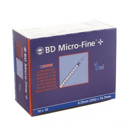 Bd Microfine+ Ins.Spuit 1,0  ml 29G 12,7Mm100 324827