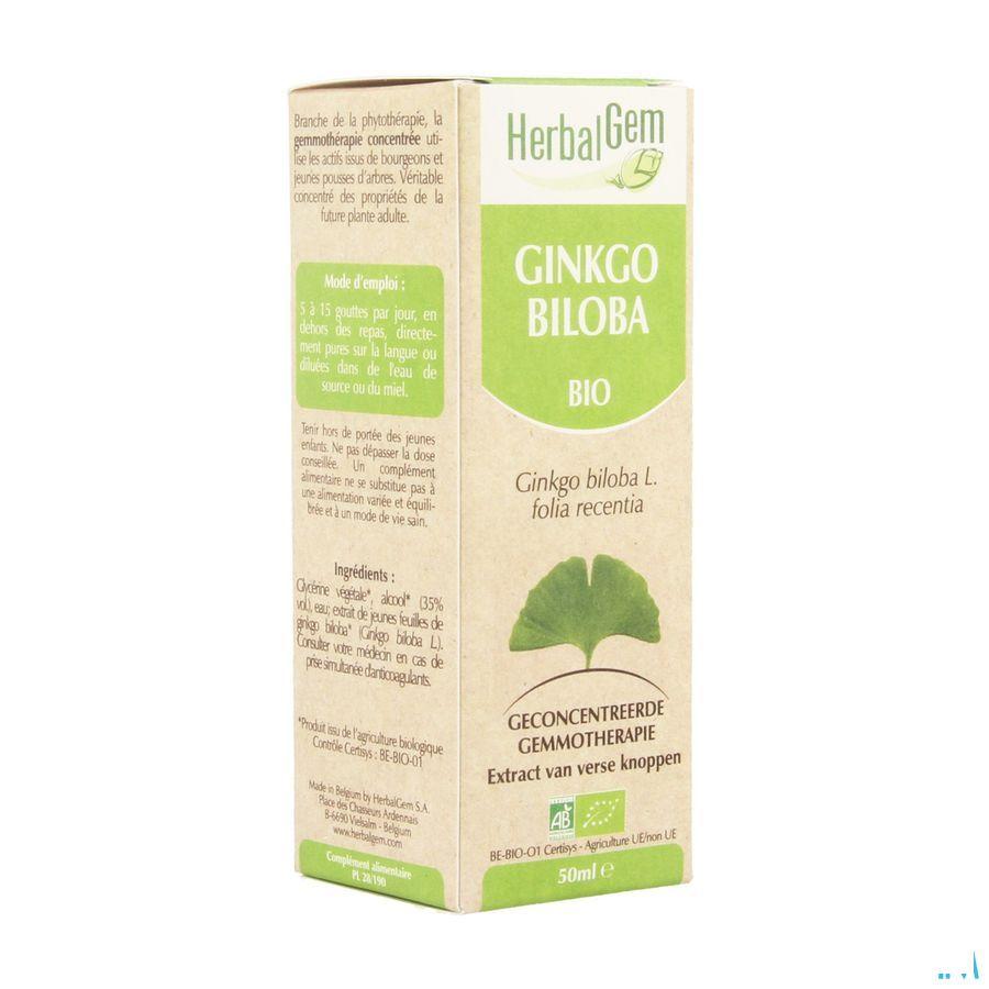 Herbalgem Ginkgo Biloba Macerat 50 ml  -  Herbalgem