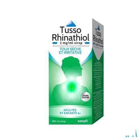 Tusso Rhinathiol 2 mg/ml Sirop Ad sans sucre 180 ml