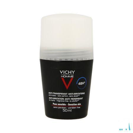 Vichy Homme Deo Gev Huid 48u Roller 50 ml  -  Vichy