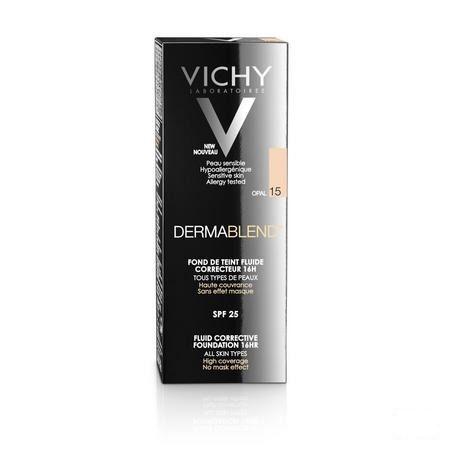 Vichy Fdt Dermablend Fluide 15 Opal 30 ml  -  Vichy